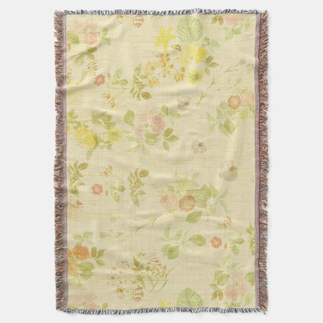 Antikes Blumenmuster Decke (Vorderseite Vertikal)