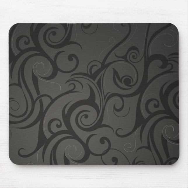 Antikes Blumenmuster Mousepad (Vorne)