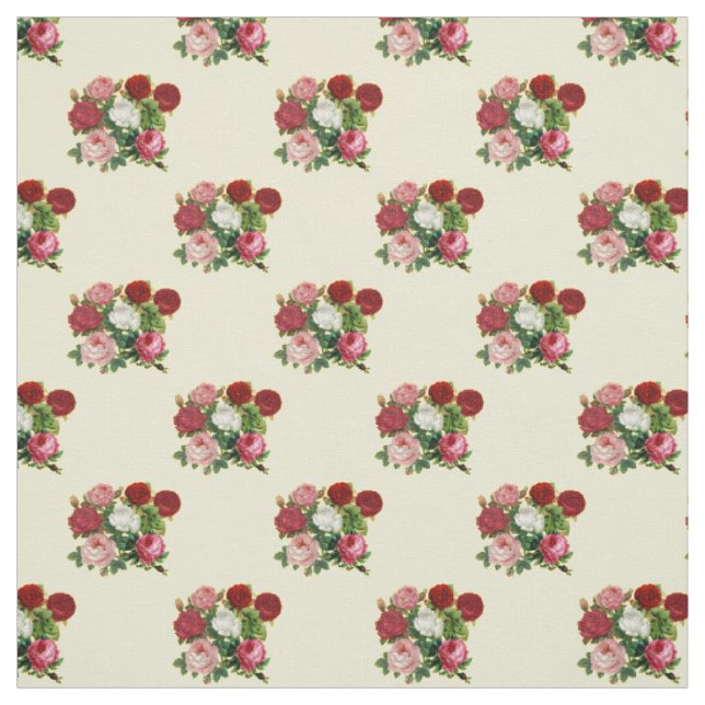 Antikes Blumenmuster Stoff (Muster)