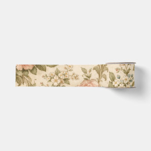 Antikes Blumenmuster Tapete Ripsband