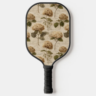 Antikes botanisches Blumenmuster (1) Pickleball Schläger
