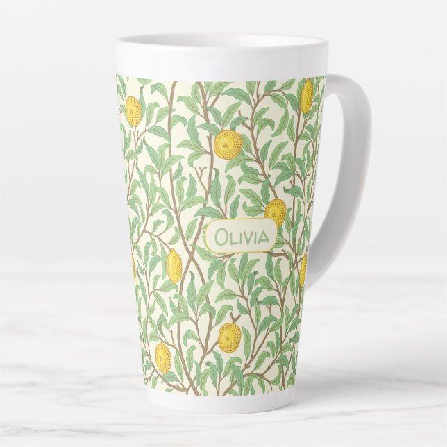 Antikes Botanisches Zitronenbaum-Muster Milchtasse (Rechte Ecke)