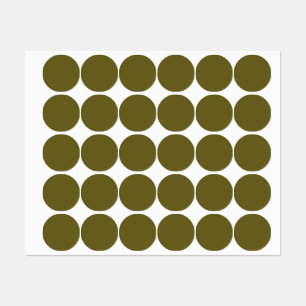 Antikes Bronze (einfarbig) Etiketten
