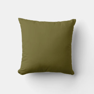 Antikes Bronze (einfarbig) Kissen