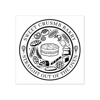 Antikes Brot Backhaus Geschäftsstempel Gummistempel