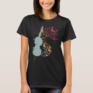 Antikes Cello Violine Musikinstrument Cellist T-Shirt