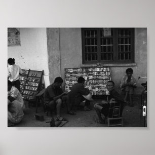 Antikes China Changsha Buchausleihe Poster