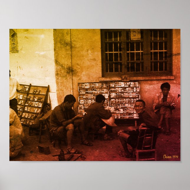 Antikes China Changsha Buchausleihe Poster (Vorne)