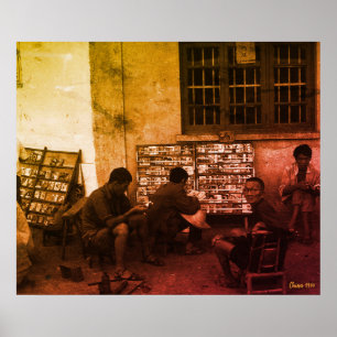 Antikes China Changsha Buchverleih Poster