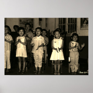 Antikes China Changsha Kinderbetreuung Poster