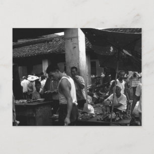 Antikes China Changsha-Markt Postkarte
