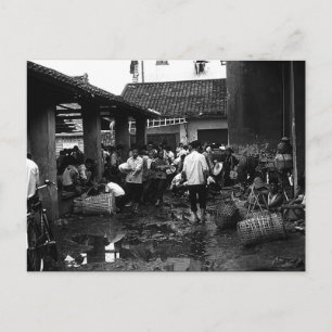 Antikes China Changsha-Markt Postkarte