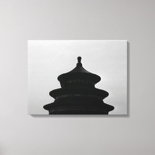 Antikes China Peking Tempel des Himmels Leinwanddruck