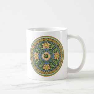 Antikes chinesisches Cloisonné-Muster: Jade Grün Kaffeetasse