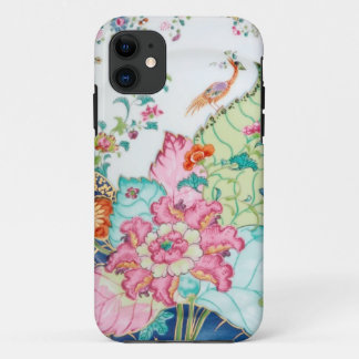 Antikes Chinoiserie-Chinaporzellan-Vogelmuster iPhone 11 Hülle