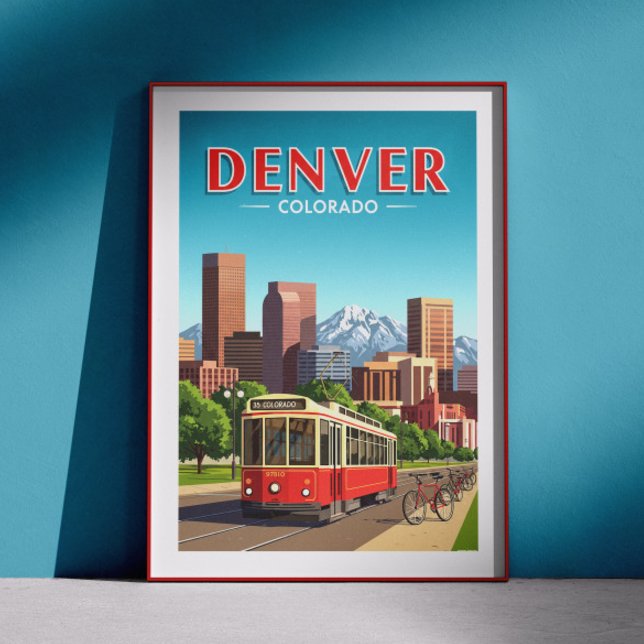 Antikes Denver Colorado Poster (Von Creator hochgeladen)