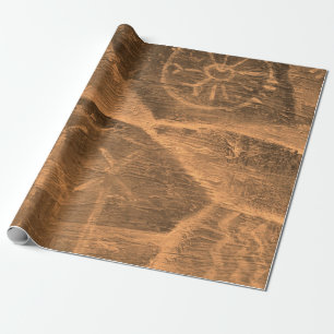 Antikes Design an der Höhlenwand. Geschichte des A Geschenkpapier
