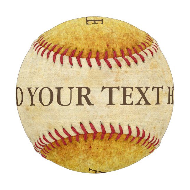Antikes Design Muster I & VI + Ihre Ideen Baseball (Vorderseite)