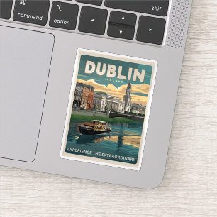 Antikes Dublin, Irland Reise Geschenke Aufkleber