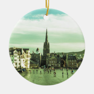 Antikes Edinburgh Keramikornament