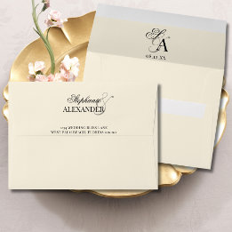 Antikes Elfenbein-Paar-Monogramm Alte-Money-Hochze
