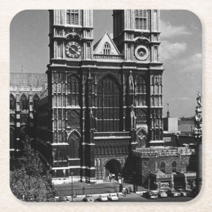 Antikes England London Westminster Abbey 1970 Rechteckiger Pappuntersetzer
