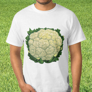 Antikes Essen Gemüse Blumenkohl T-Shirt