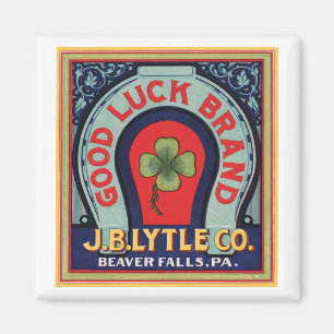 Antikes Etikett der Firma J. Bl Lytle Co. - Good L Magnet