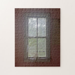 Antikes Fenster in Rosa