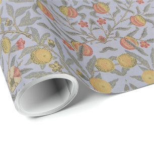 Antikes florales William-Morris-Obst-Verpackungspa Geschenkpapier