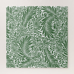 Antikes Florales William Morris Weidenzweig Grün