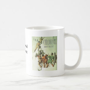 Antikes Frankreich, Chamonix, Mt Blanc Kaffeetasse