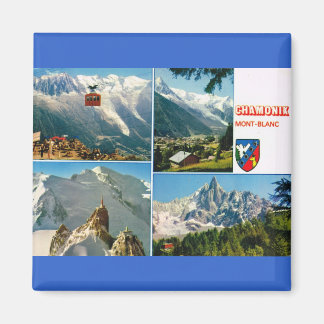 Antikes Frankreich, Chamonix, Mt Blanc Magnet