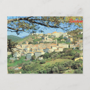 Antikes Frankreich Korsika, Sartene, Stadt auf dem Postkarte