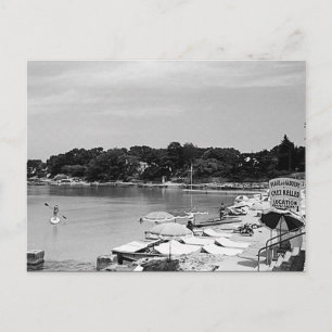 Antikes Frankreich Nizza Antibes Der Garoupe-Stran Postkarte