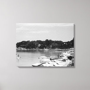 Antikes Frankreich Nizza Antibes Der Strand von Ga Leinwanddruck