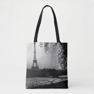 Antikes Frankreich Paris Eiffelturm Sonnenuntergan Tasche