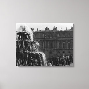 Antikes Frankreich Schloss Versailles Pyramide Bru Leinwanddruck