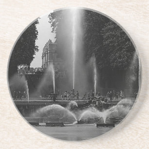 Antikes Frankreich Versailles Palast Neptun Brunne Sandstein Untersetzer