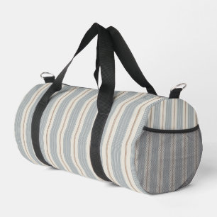Antikes Französisch Blau & Braun - Neutrales Landh Duffle Bag