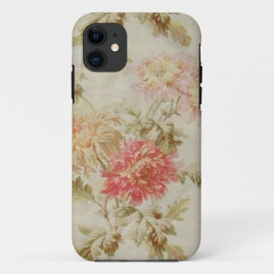 Antikes französisches BlumenToile iPhone 11 Hülle