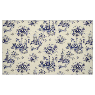 Antikes französisches Chinoiserie-Muster aus der v Stoff