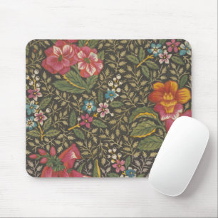 Antikes französisches Toile de Jouy Blumenmuster Mousepad