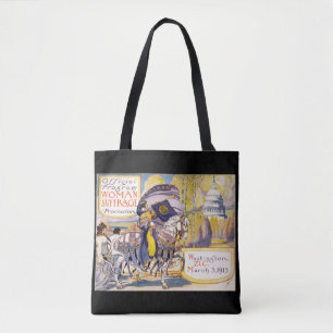 Antikes Frauenwahlrechts-Advertisement Tasche