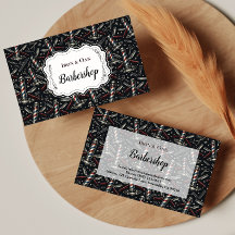 Antikes Friseursalons-Tools-Muster