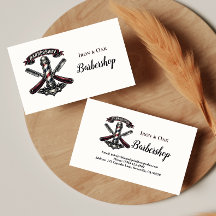 Antikes Friseursalons-Tools-Muster