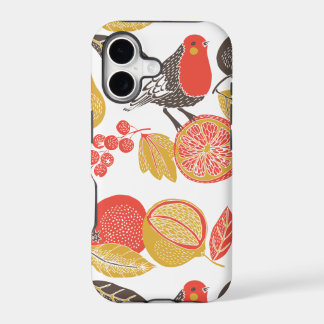 Antikes fruchtiges Vogel-Wallpaper