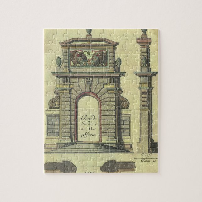 Antikes Gartentor-Tor, Renaissance-Architektur (Vertikal)