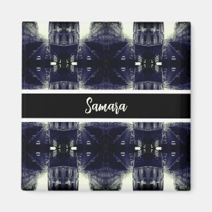 Antikes Gebäude in Algier Algerien mit Autos Magnet