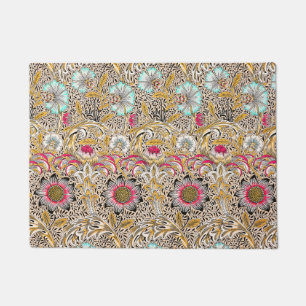 Antikes gelb rosa William Morris's Corncockle Fußmatte